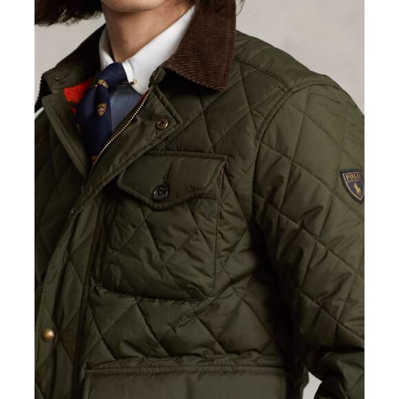 NWT! Polo Ralph Lauren Men's Diamond Quilted Field Barn Jacket XXL - Picture 6 of 11